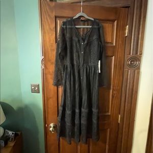 Zara See Through Lace Dress